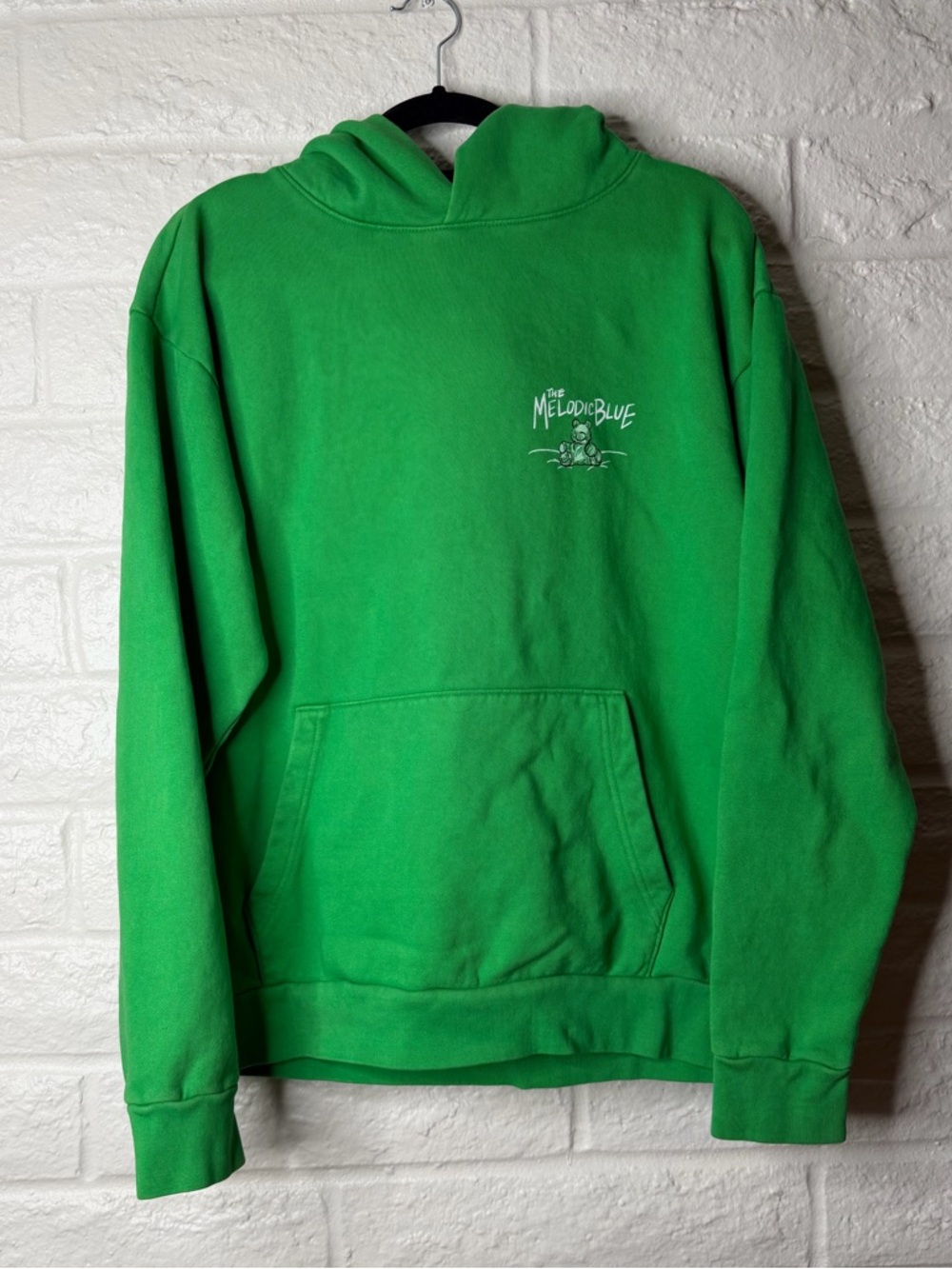 THE MELODIC BLUE BABY KEEM 2022 TOUR GREEN HOODIE SZ MEDIUM